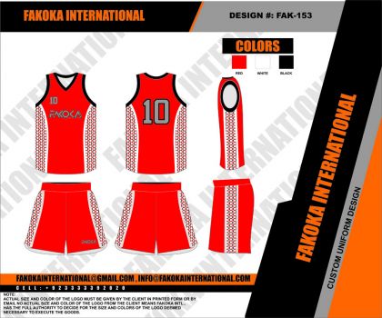 Red Basketball Uniforms